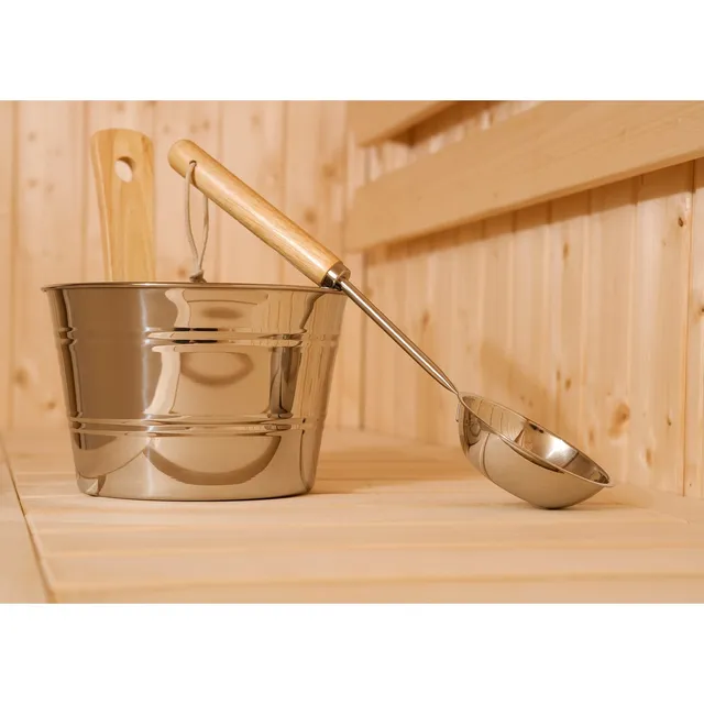 weka-aufguss-set-edelstahl-sauna-zubeh-r-mit-aufgussk-bel-und-sch-pfkelle-2-teil image 1
