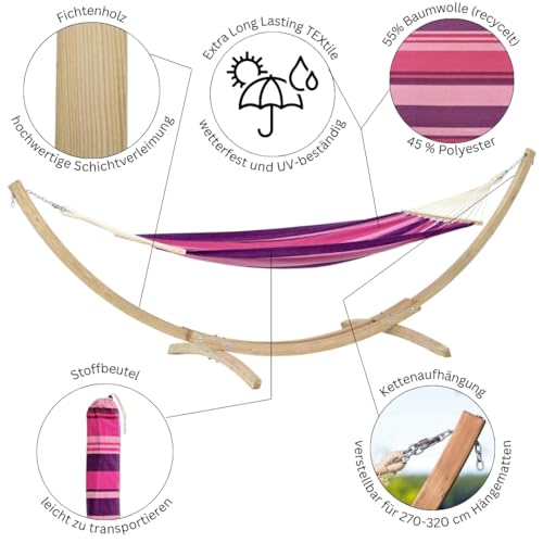 amazonas-starset-candy-h-ngemattenset-h-ngematte-inkl-gestell-aus-fsc-fichtenhol image 6