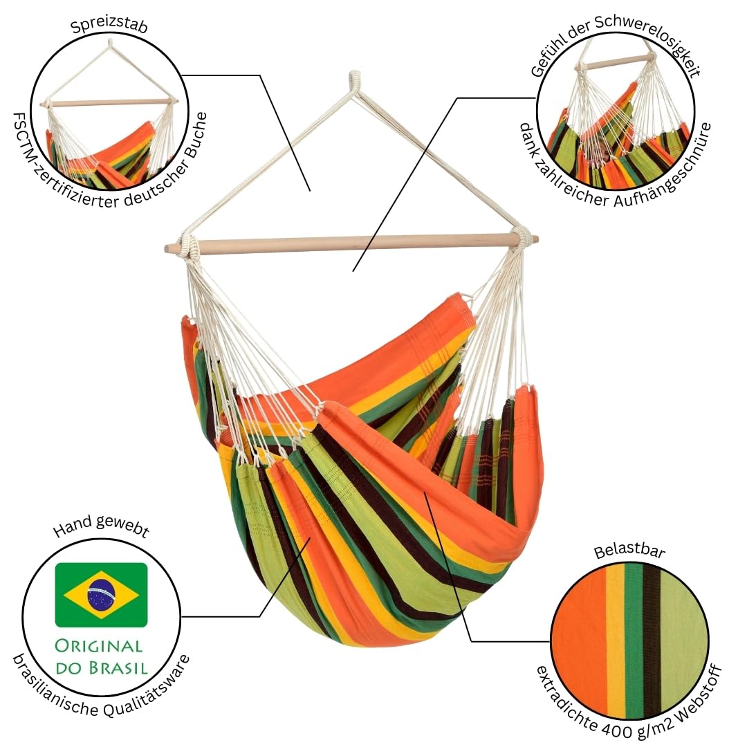 amazonas-h-ngesessel-brasil-gigante-esmeralda-xxl-ohne-gestell image 2