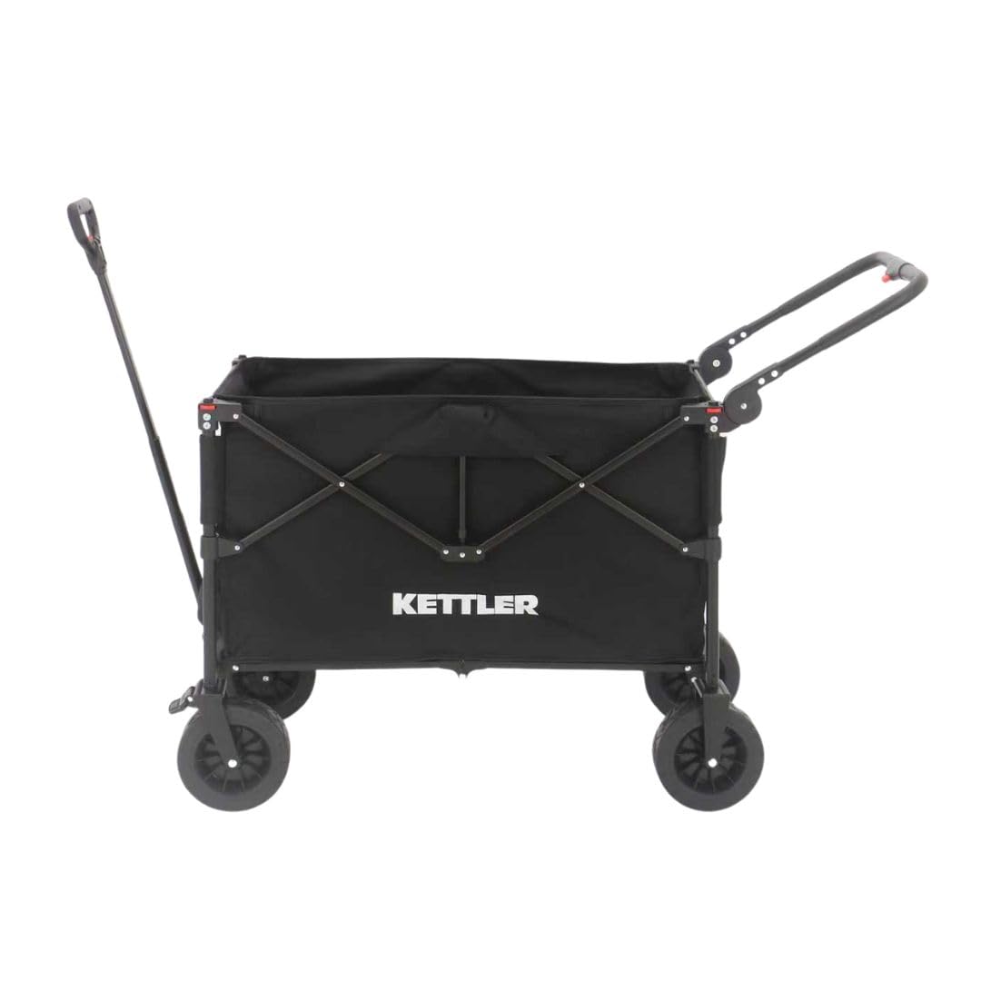 kettler-easy-bollerwagen-faltbar-mit-bremse-und-schiebegriff-schwarz image 3