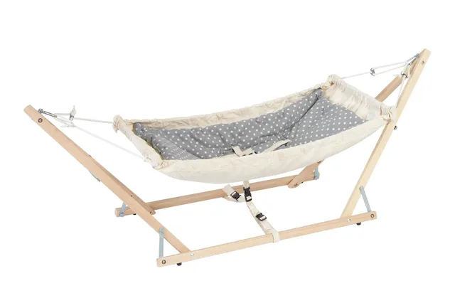 amazonas-koala-babyh-ngematte-royal-set-2-in-1-mit-holzgestell-inlay-sunny-t-v-g image 1