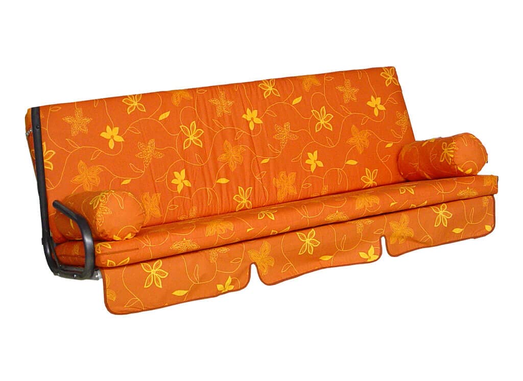 angerer-hollywoodschaukel-auflage-trend-terra-braun-gemustert-3-sitzer-set image 3