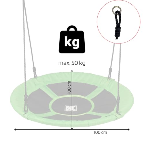kettler-nestschaukel-gr-n-h-henverstellbar-100-cm-bis-50-kg-ab-3-jahre image 5