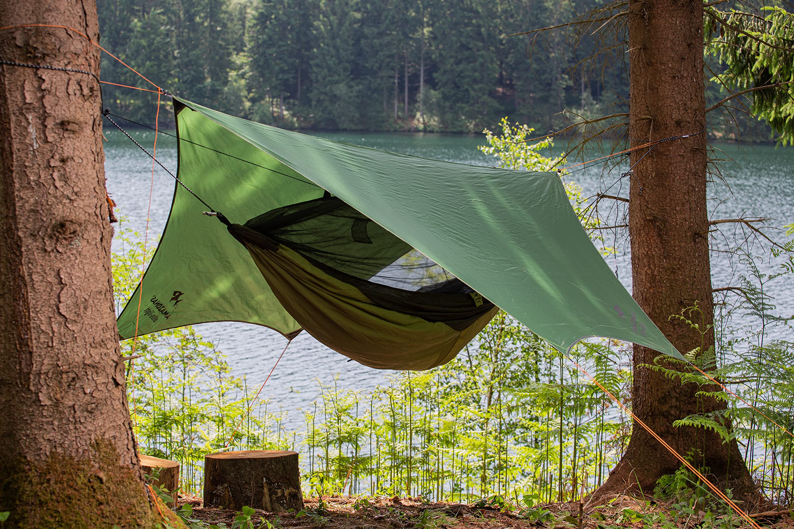 amazonas-traveller-tarp-zeltplane-aus-ripstop-nylon-3-40-x-2-80-m-0-8-kg image 3