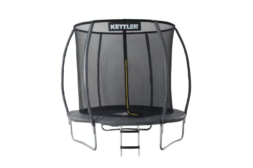kettler-outdoor-trampolin-jump-244-cm-mit-sicherheitsnetz-und-leiter image 8
