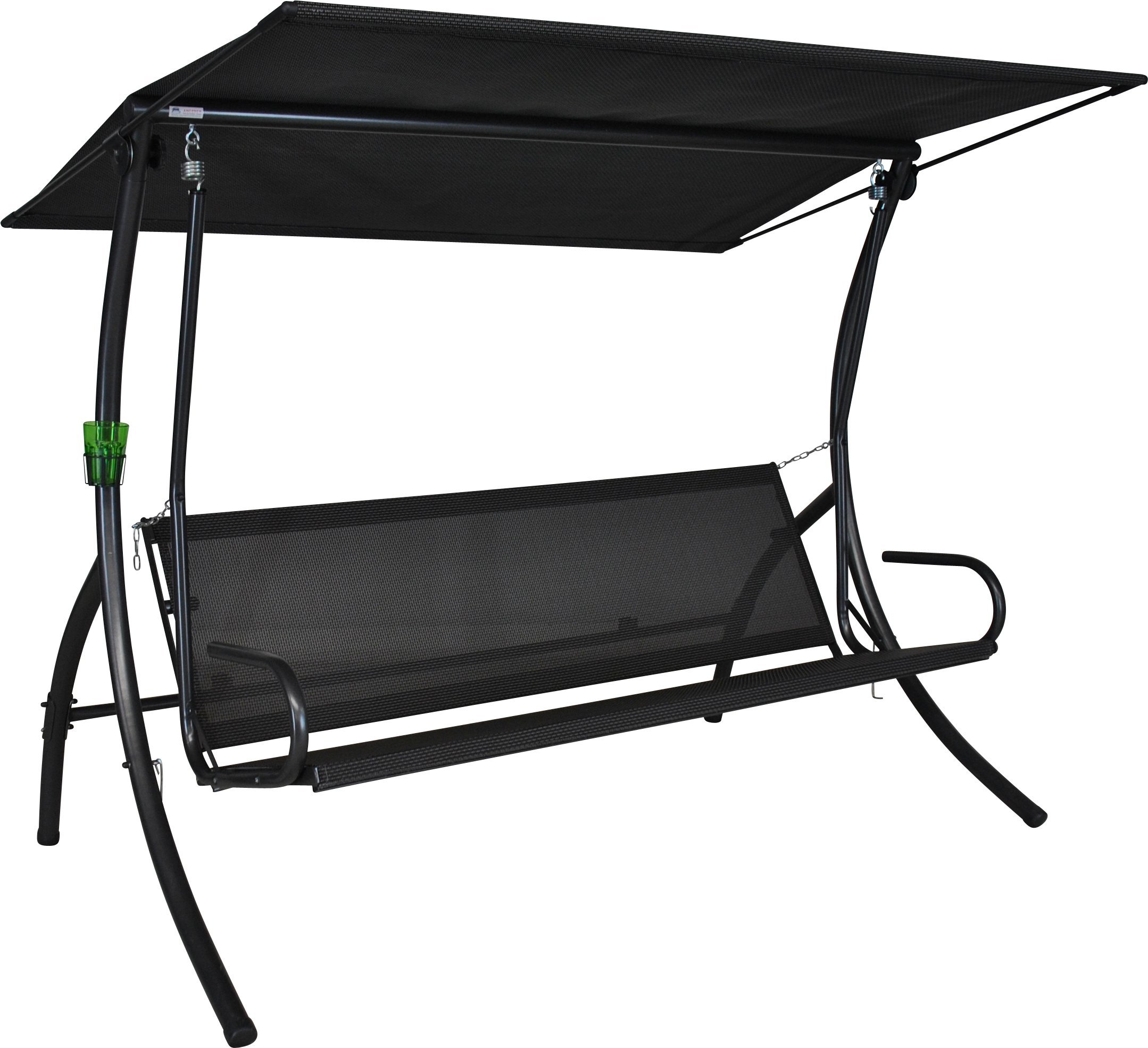 angerer-hollywoodschaukel-elegance-style-grau-3-sitzer-mit-bettfunktion image 3