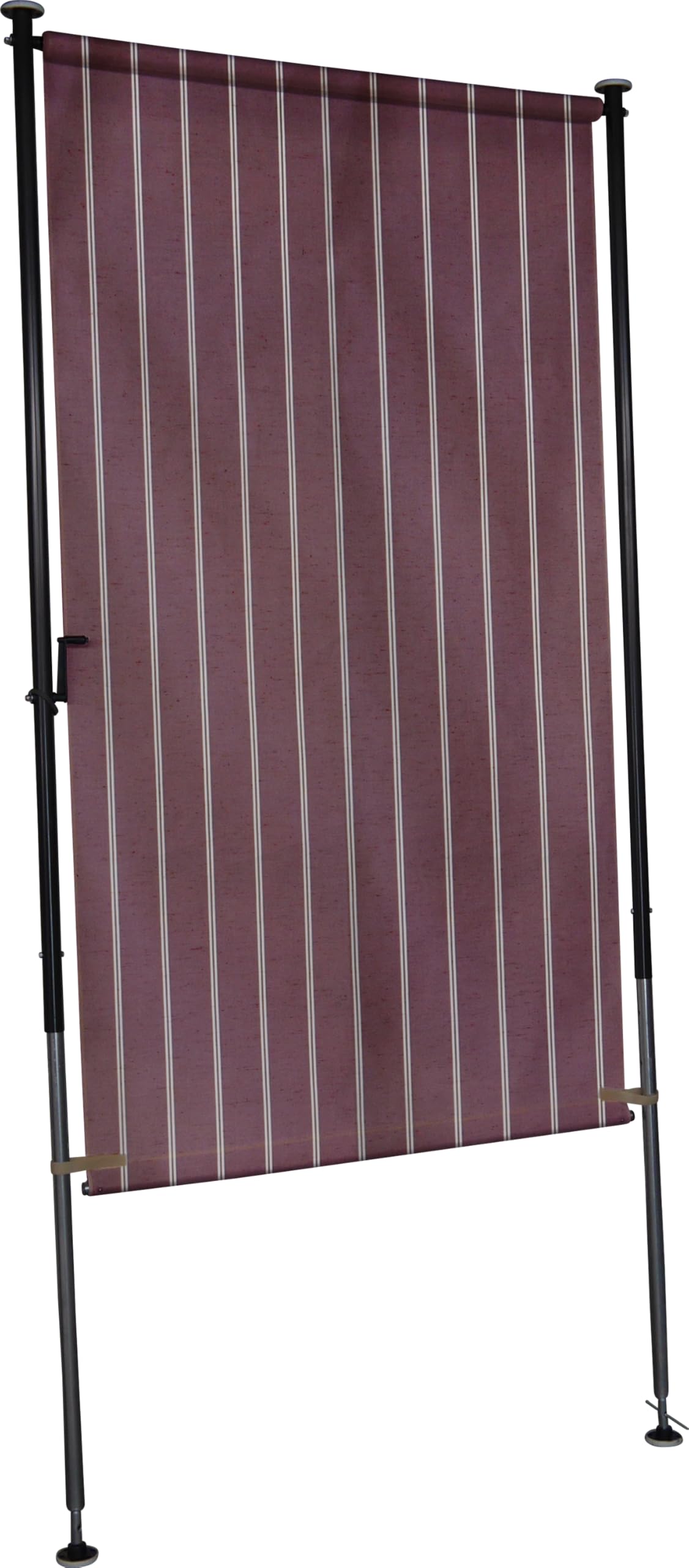 angerer-balkonsichtschutz-exklusiv-bordeaux-150-cm-senkrechtmarkise image 1