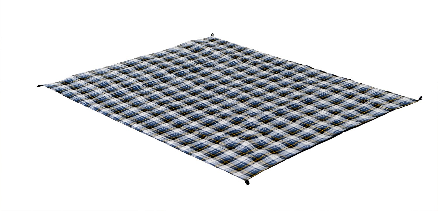 amazonas-travel-blanket-ultra-light-picknickdecke-150-x-120-cm-350-g-blaukariert image 1
