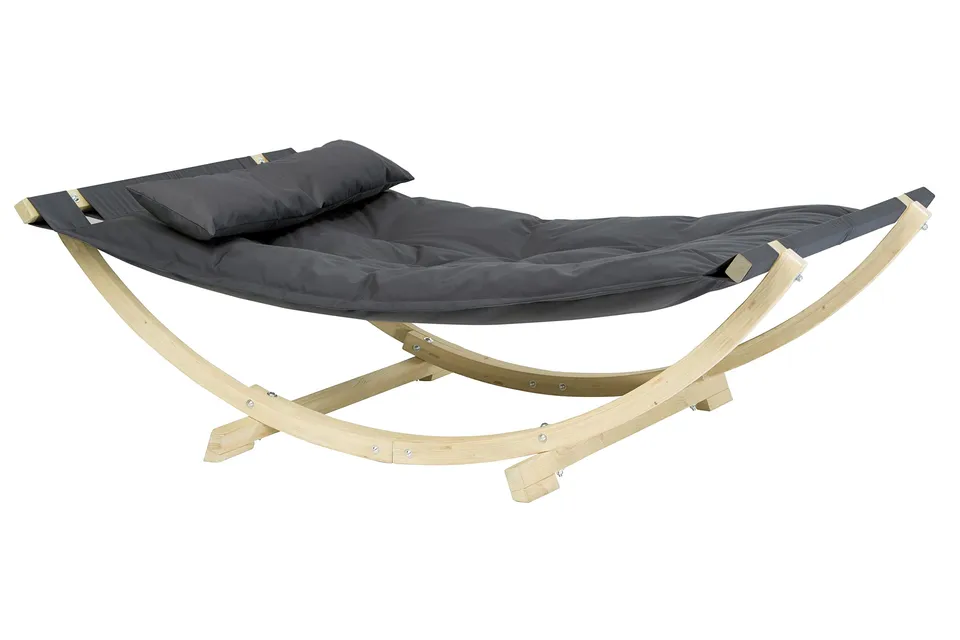 amazonas-xxl-lounge-bed-schwebebett-anthracite-190-x-130-cm-fsc-fichte-bis-200-k image 1