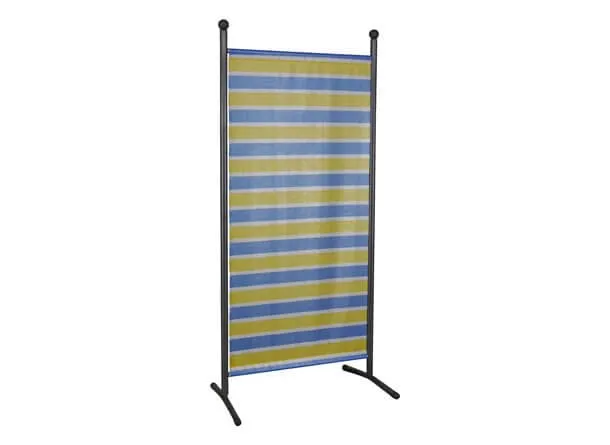 angerer-stellwand-178-x-82-cm-gelb-blau-freistehende-sichtschutzwand-made-in-ger image 1