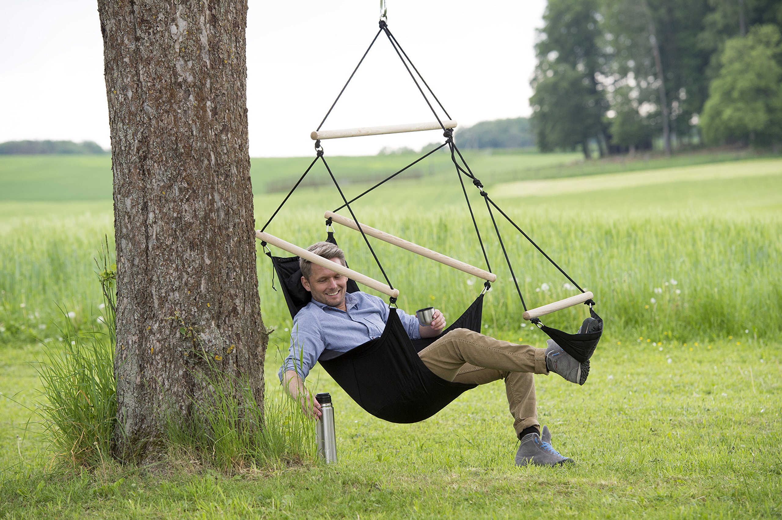 amazonas-swinger-h-ngesessel-mit-fu-ablage-schwarz-bis-120-kg image 4