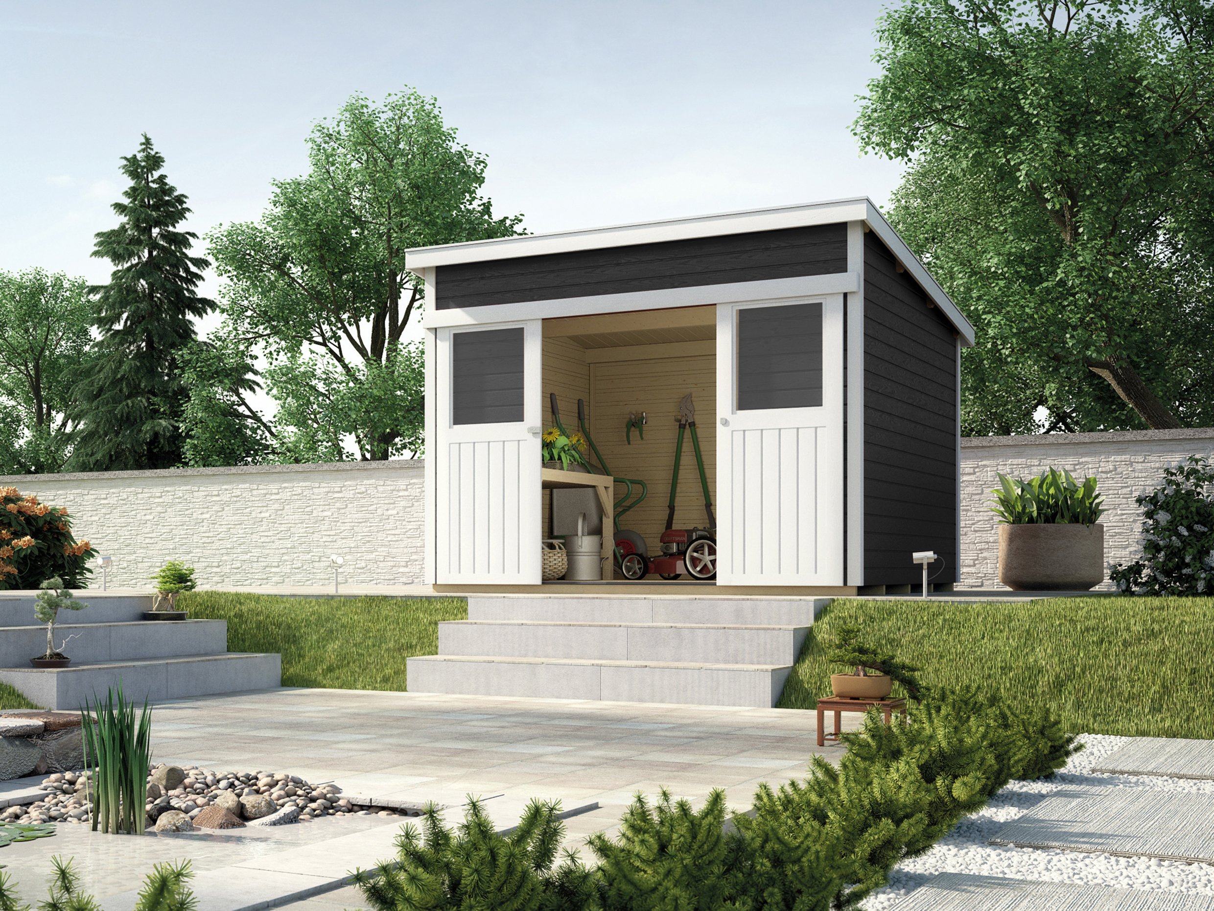 weka-schiebet-rhaus-225-gr-2-grau-21-mm-blockbohlenhaus image 3