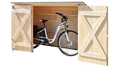 weka-mehrzweckbox-fahrrad-und-m-lltonnenbox-219-x-100-x-151-cm-natur image 7