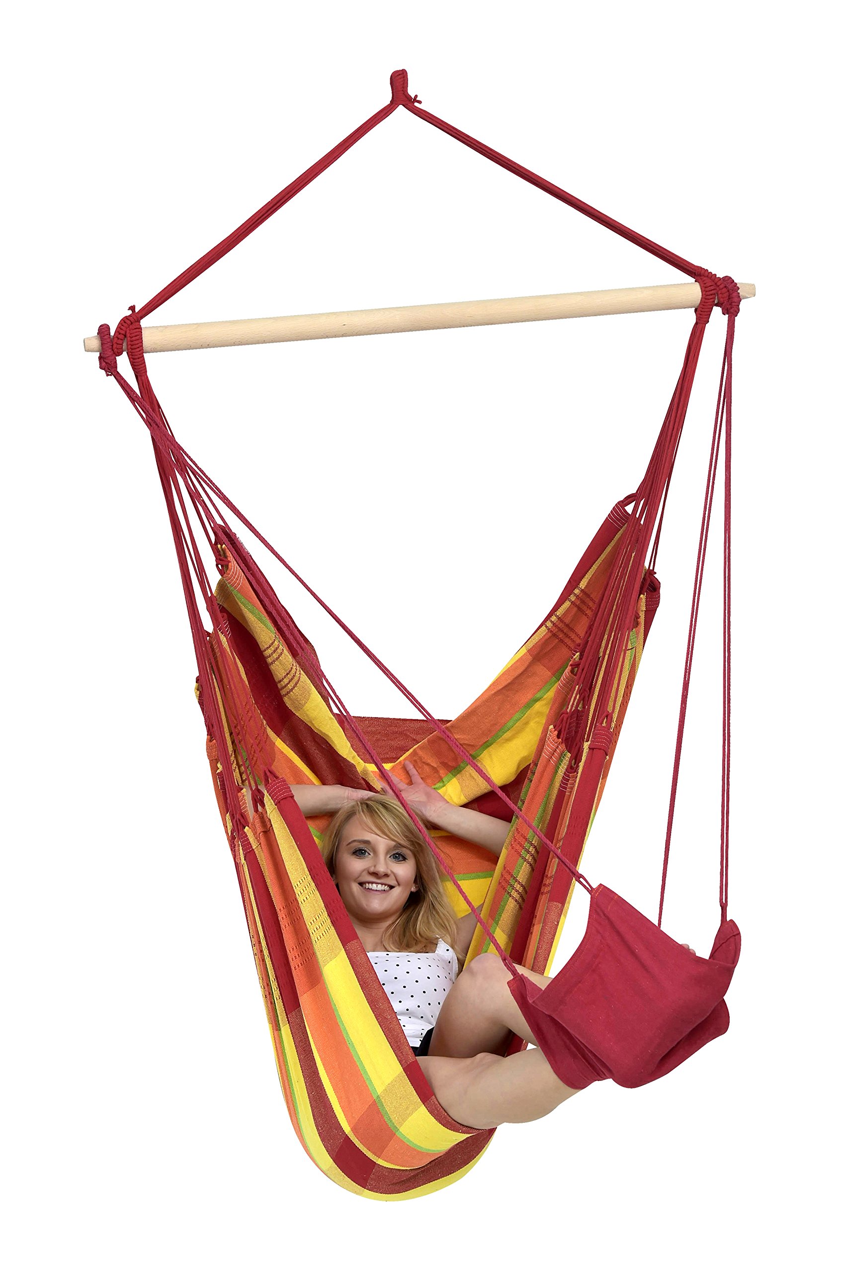amazonas-foot-rest-fu-ablage-f-r-h-ngesessel-rot-l-ngenverstellbar image 4