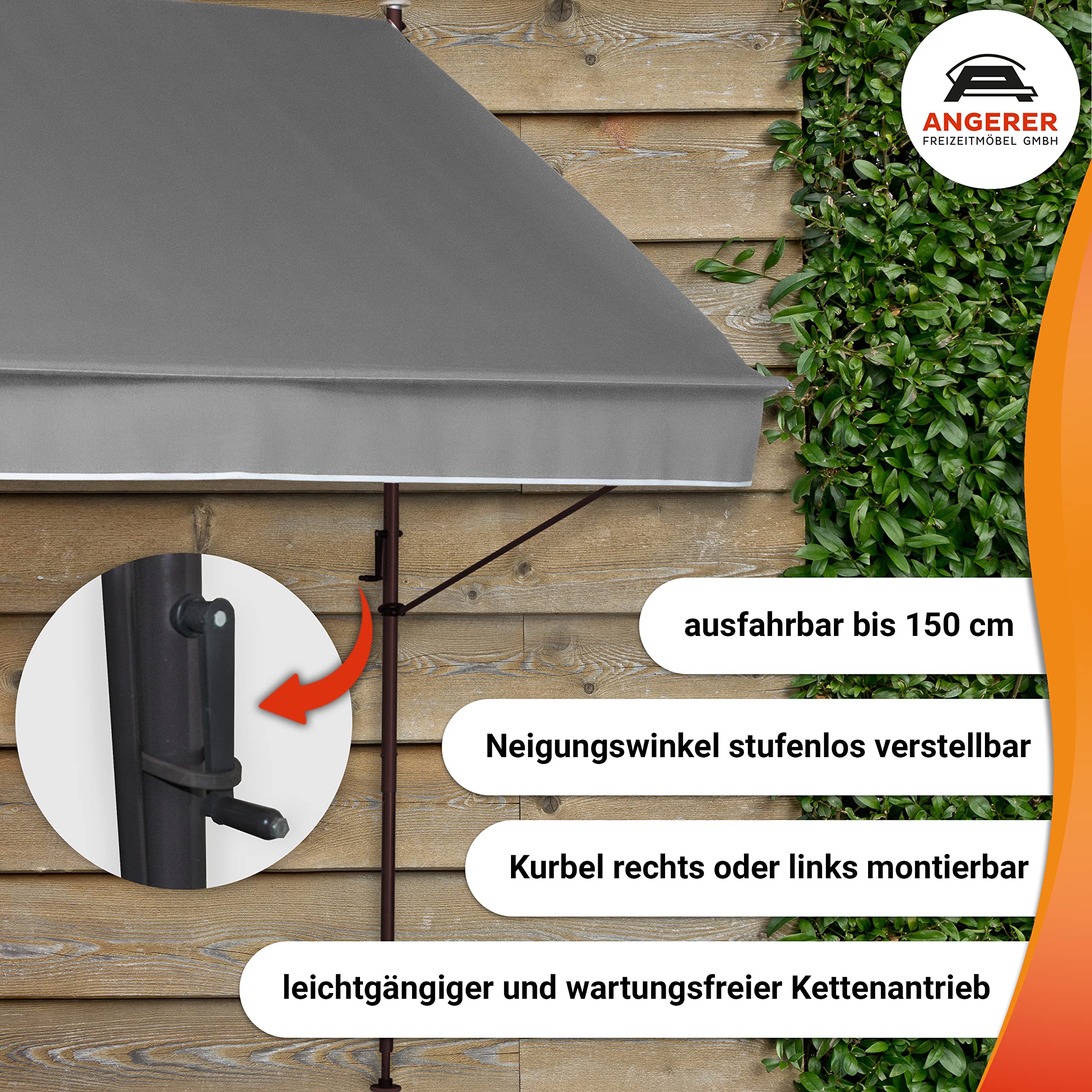 angerer-klemmmarkise-style-gr-n-150-cm-polyacryl-waschbar-ohne-bohren image 6