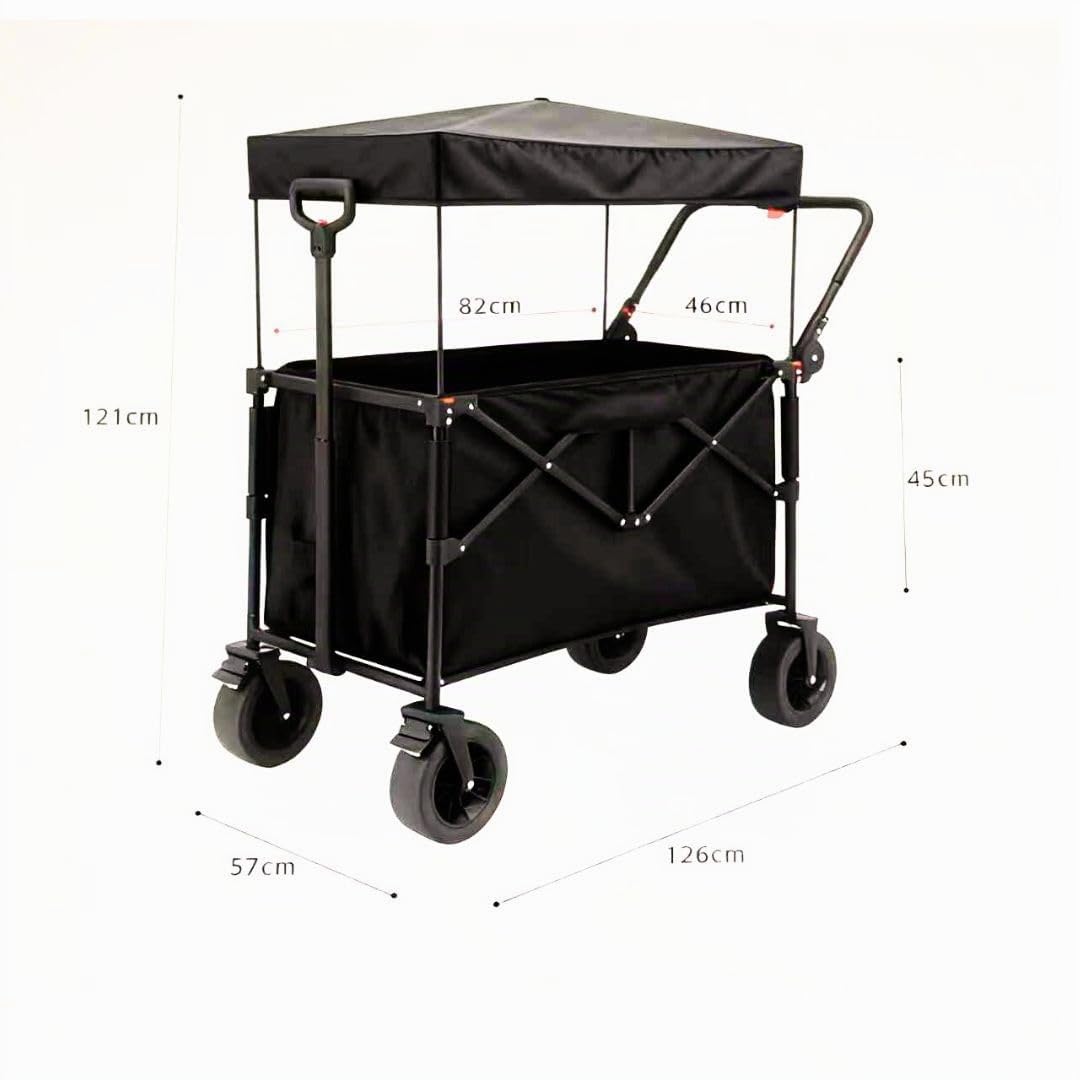 kettler-easy-bollerwagen-faltbar-mit-bremse-und-schiebegriff-schwarz image 8