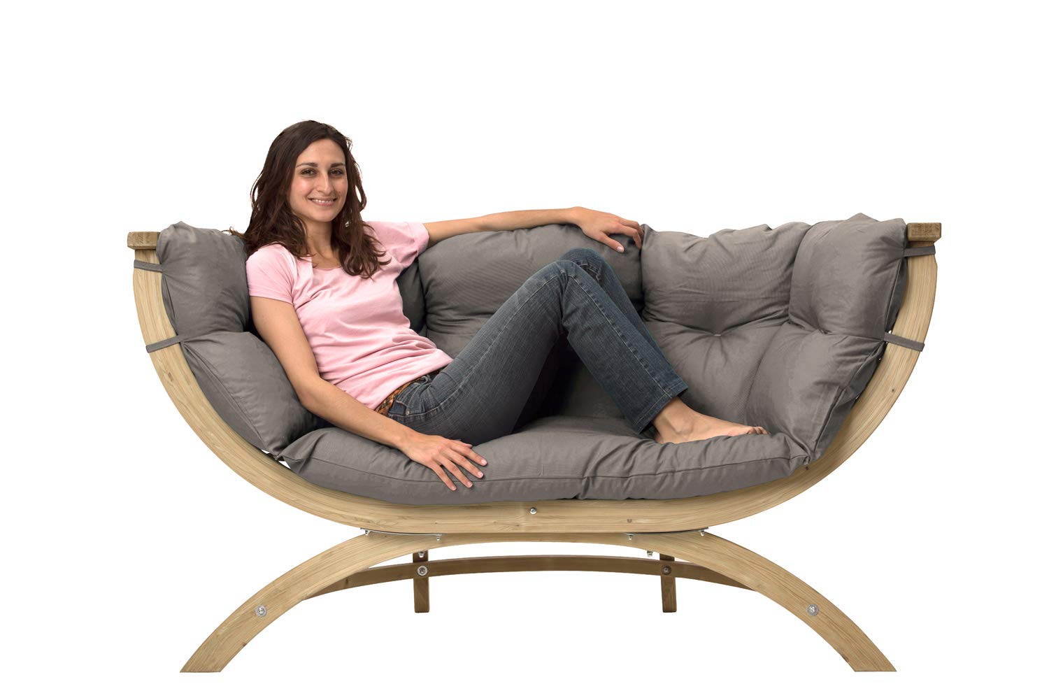 amazonas-lounge-sofa-siena-due-taupe-hellgr-n-170-x-95-x-65-cm-bis-250-kg image 3
