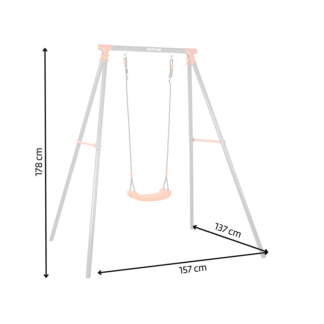 kettler-einzelschaukel-single-grau-orange-mit-sitz-und-bodenanker-ab-3-jahren-bi image 3
