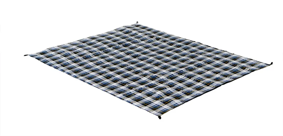 amazonas-travel-blanket-ultra-light-picknickdecke-150-x-120-cm-350-g-blaukariert image 1