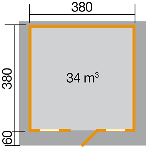 weka-gartenhaus-135-gr-2-45-mm-262-cm-hoch image 5