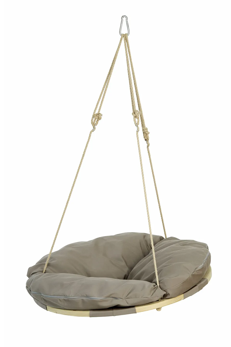 amazonas-swing-nest-taupe-h-ngesessel-fsc-fichte-mit-wetterpolster-bis-120-kg image 1