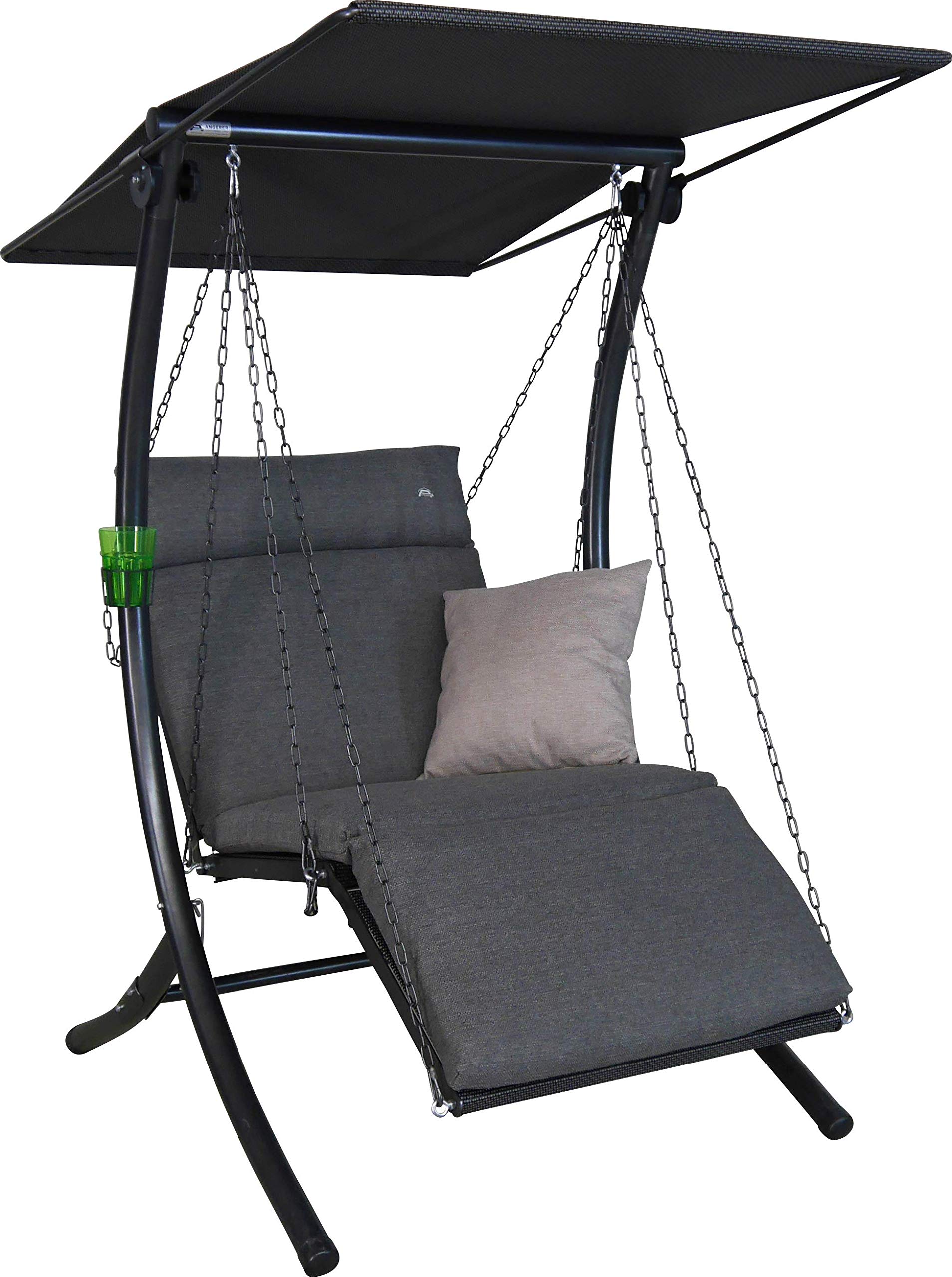 angerer-swing-smart-1-sitzer-hollywoodschaukel-grau image 1