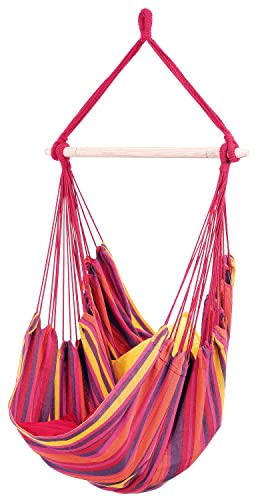 amazonas-h-ngesessel-relax-vulcano-buntgestreift-mit-holzstab-85-cm-bis-120-kg image 8