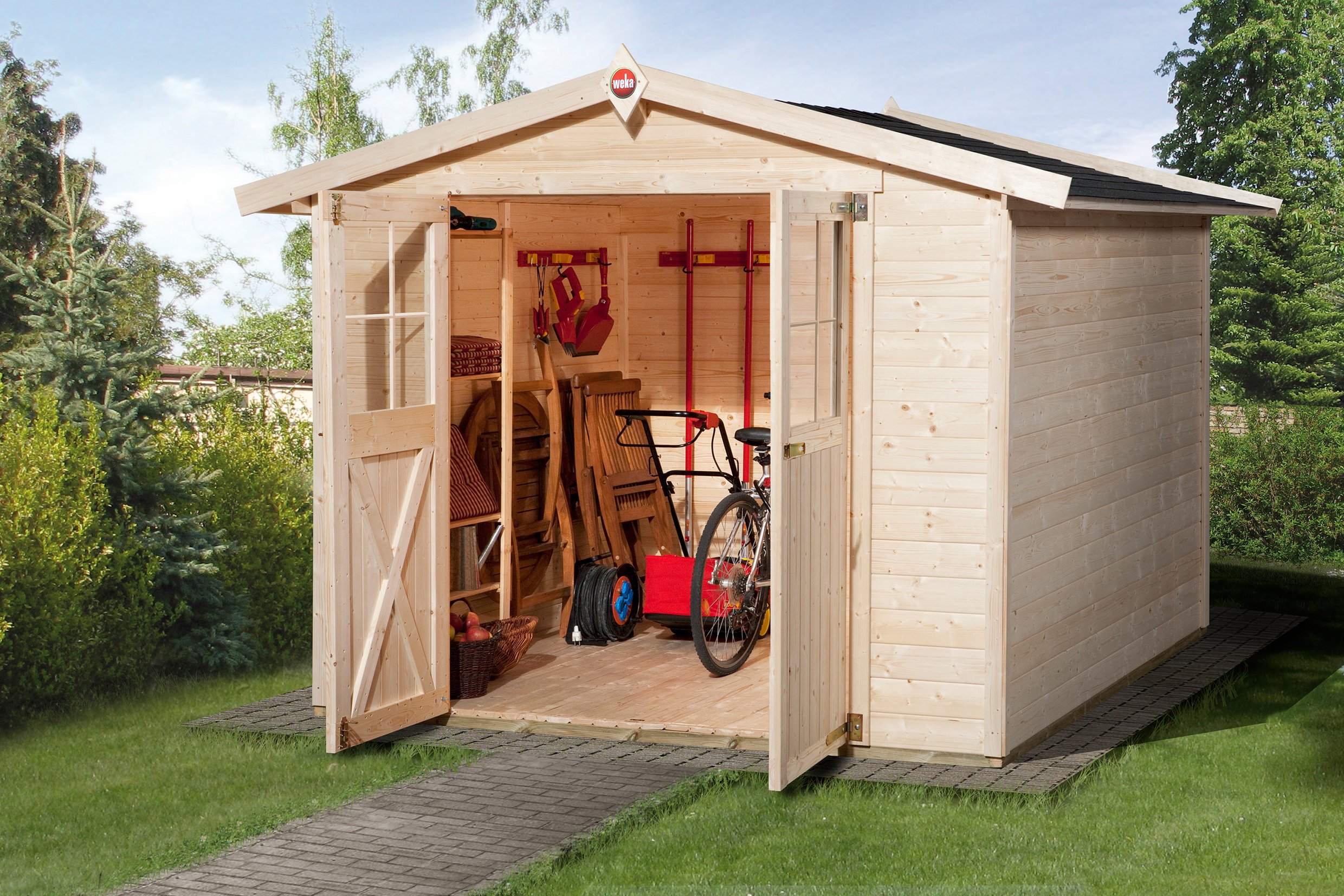weka-gartenhaus-316-gr-1-19-mm-doppelt-r-lasiert image 5