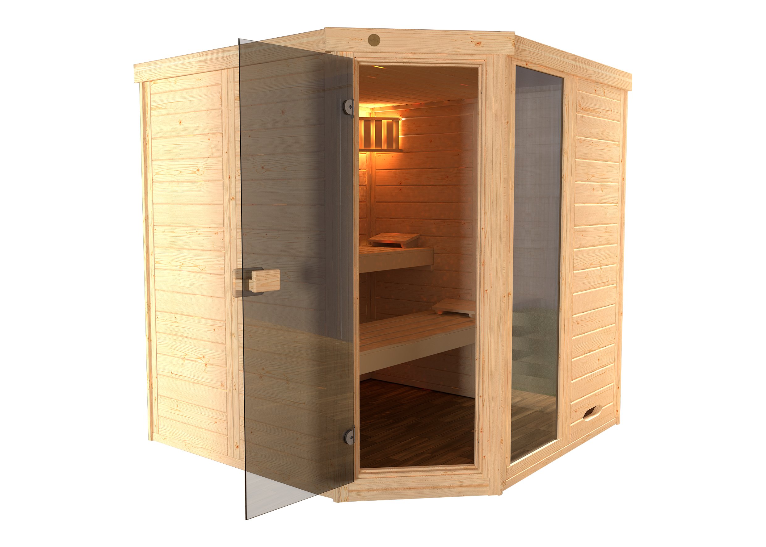 weka-massivholz-elementsauna-laukkala-3-gtf-sparset-38-mm-blockbohlen-glasfront- image 1
