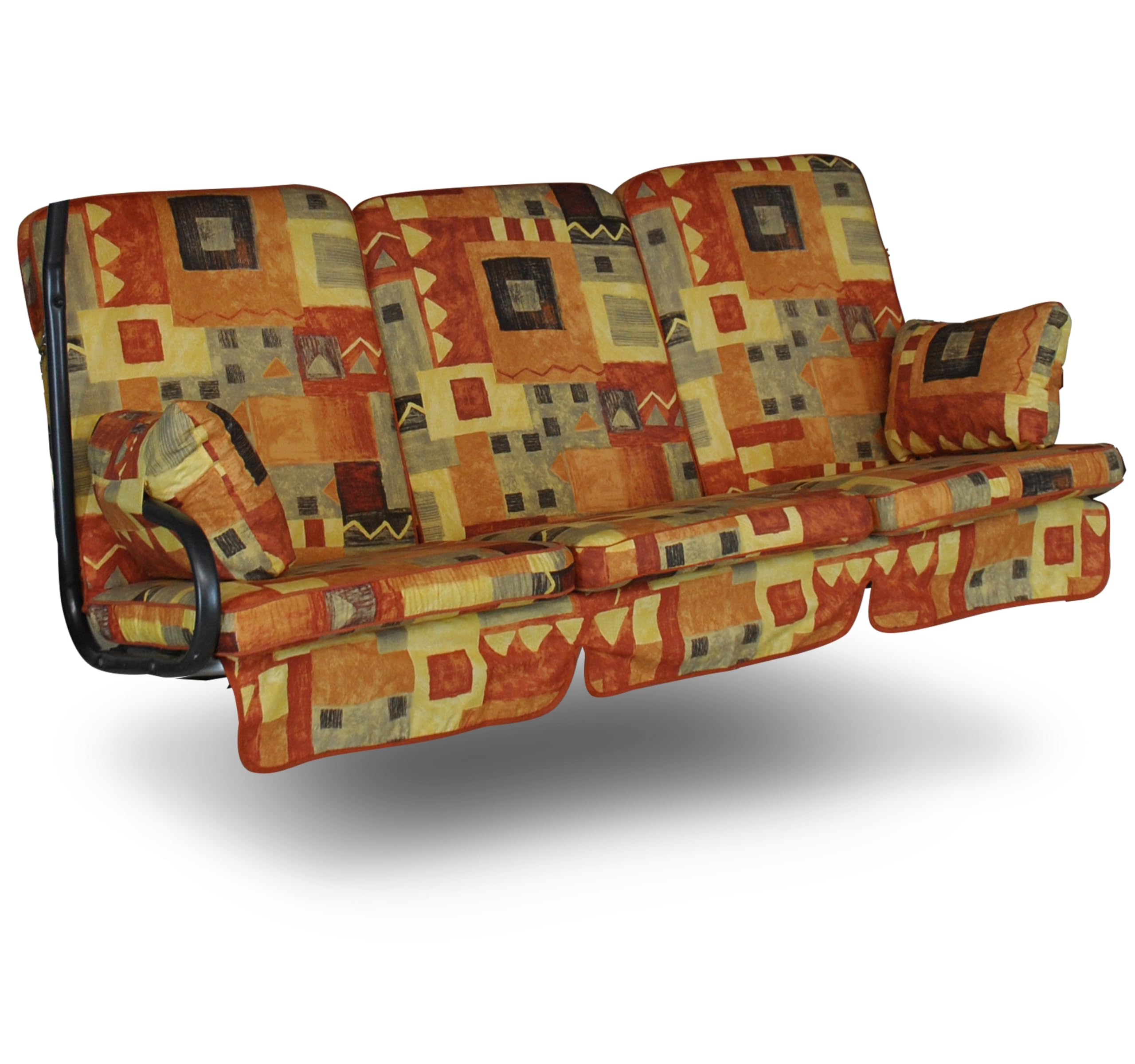 angerer-hollywoodschaukel-auflage-exklusiv-3-sitzer-gr-n-beige-gemustert image 8