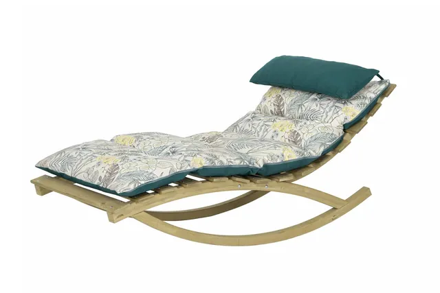 amazonas-rocking-lounger-floral-schaukelliege-aus-fsc-holz-mit-wendepolster-bis- image 1