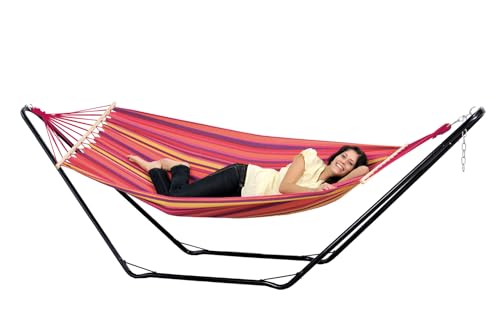 amazonas-beach-set-vulcano-h-ngematte-mit-stahlgestell-200-x-100-cm image 6