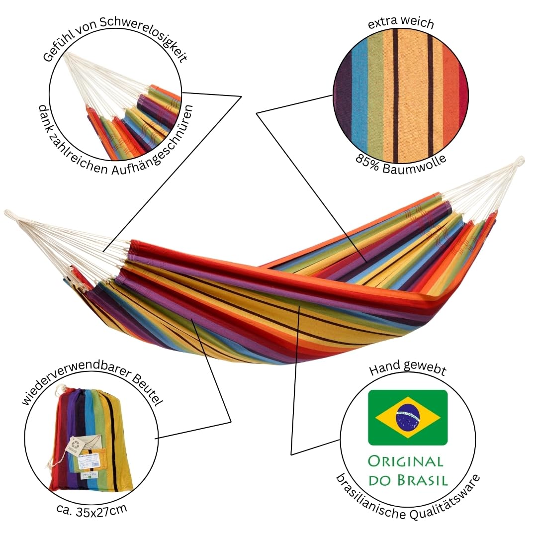 amazonas-barbados-rainbow-klassische-h-ngematte-xl-230-x-150-cm-bis-200-kg image 2