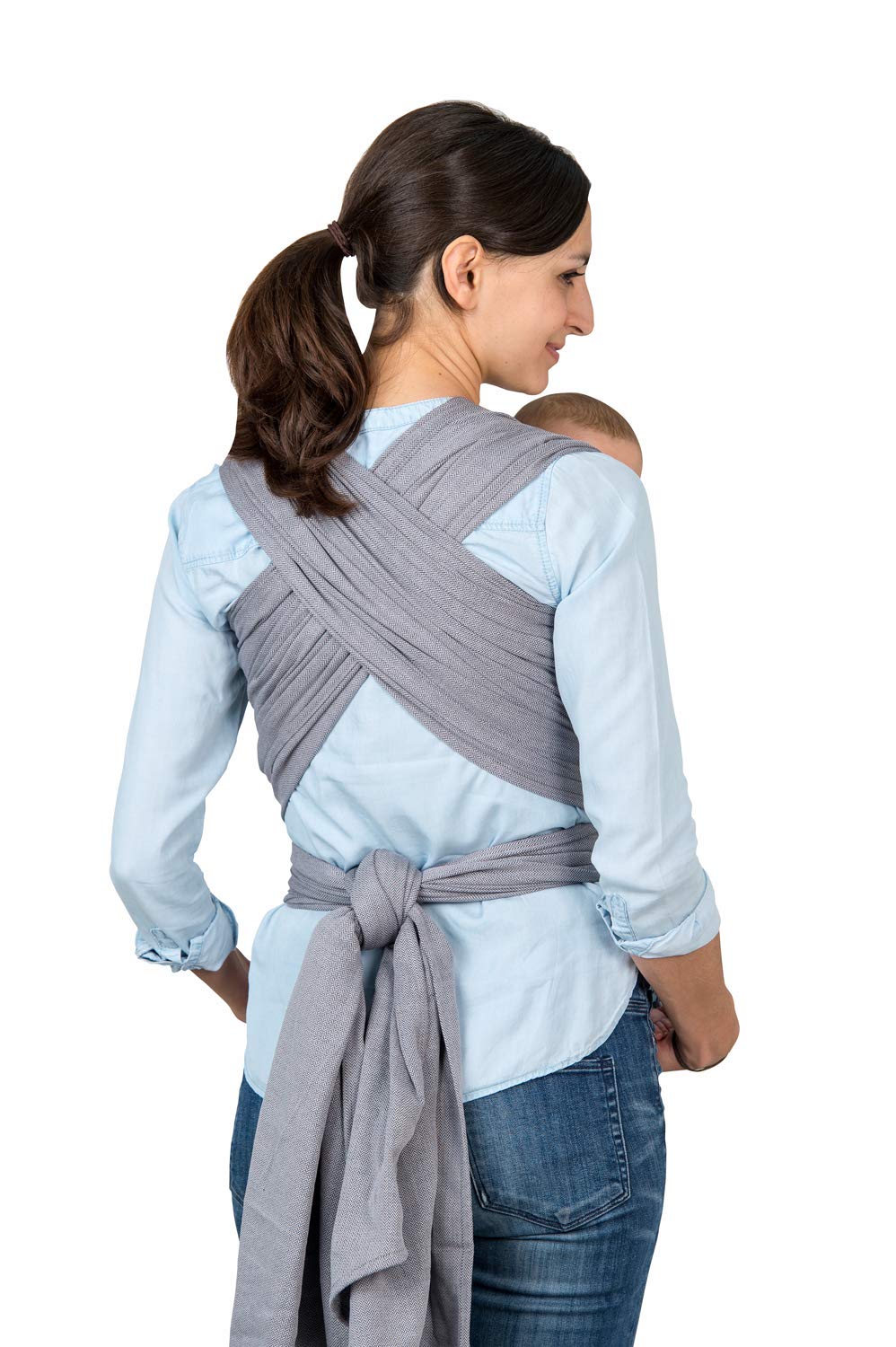 amazonas-carry-sling-tragetuch-510-cm-100-baumwolle-bis-15-kg-neugeborene-bis-3- image 2