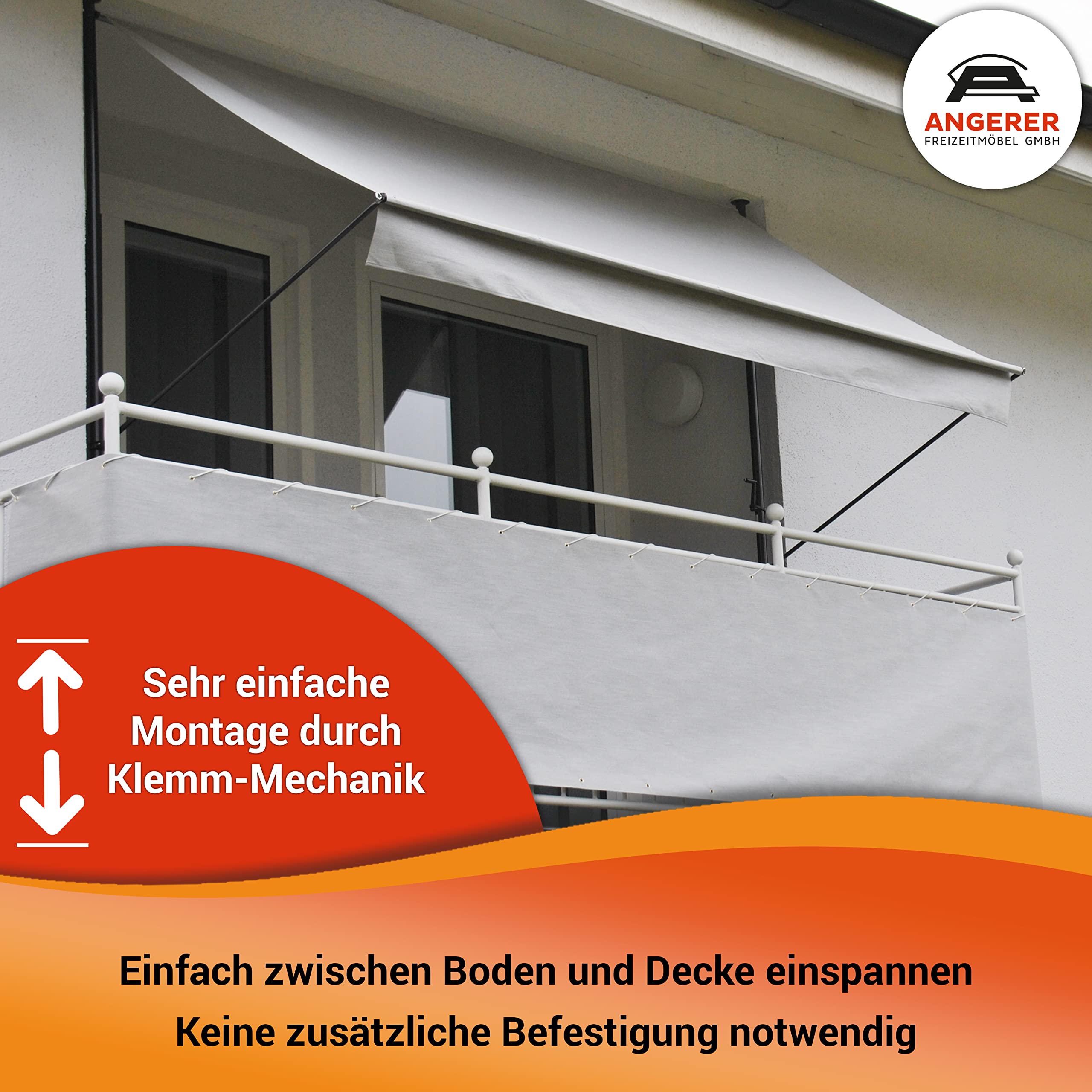 angerer-klemmmarkise-style-gr-n-150-cm-polyacryl-waschbar-ohne-bohren image 8