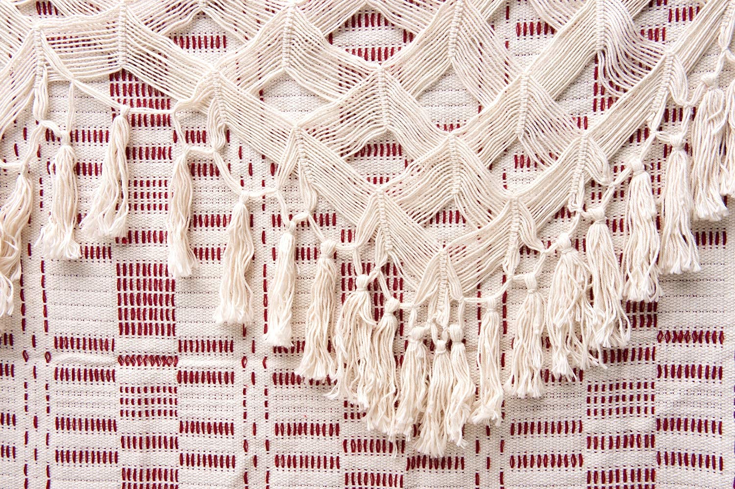 amazonas-rio-bordeaux-xxl-boho-h-ngematte-jacquard-250-x-160-cm-bis-200-kg image 4