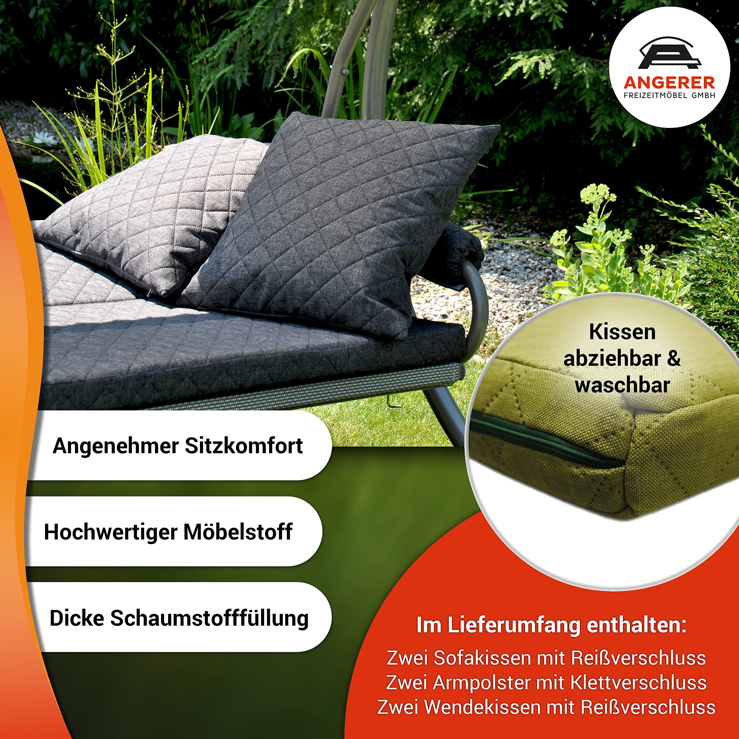 angerer-hollywoodschaukel-elegance-joy-hellgr-n image 3