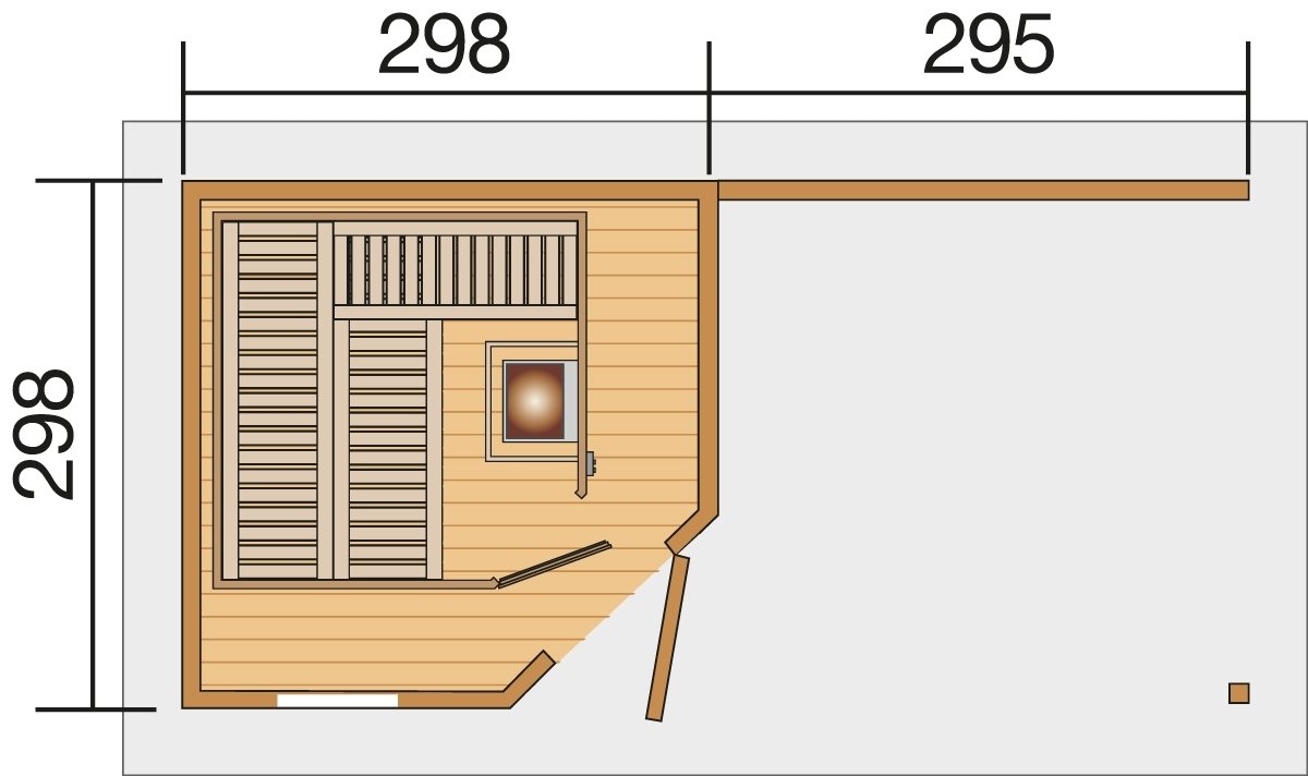 weka-salo-2-premium-saunahaus-mit-elementsauna-338-x-646-x-237-cm-natur image 2