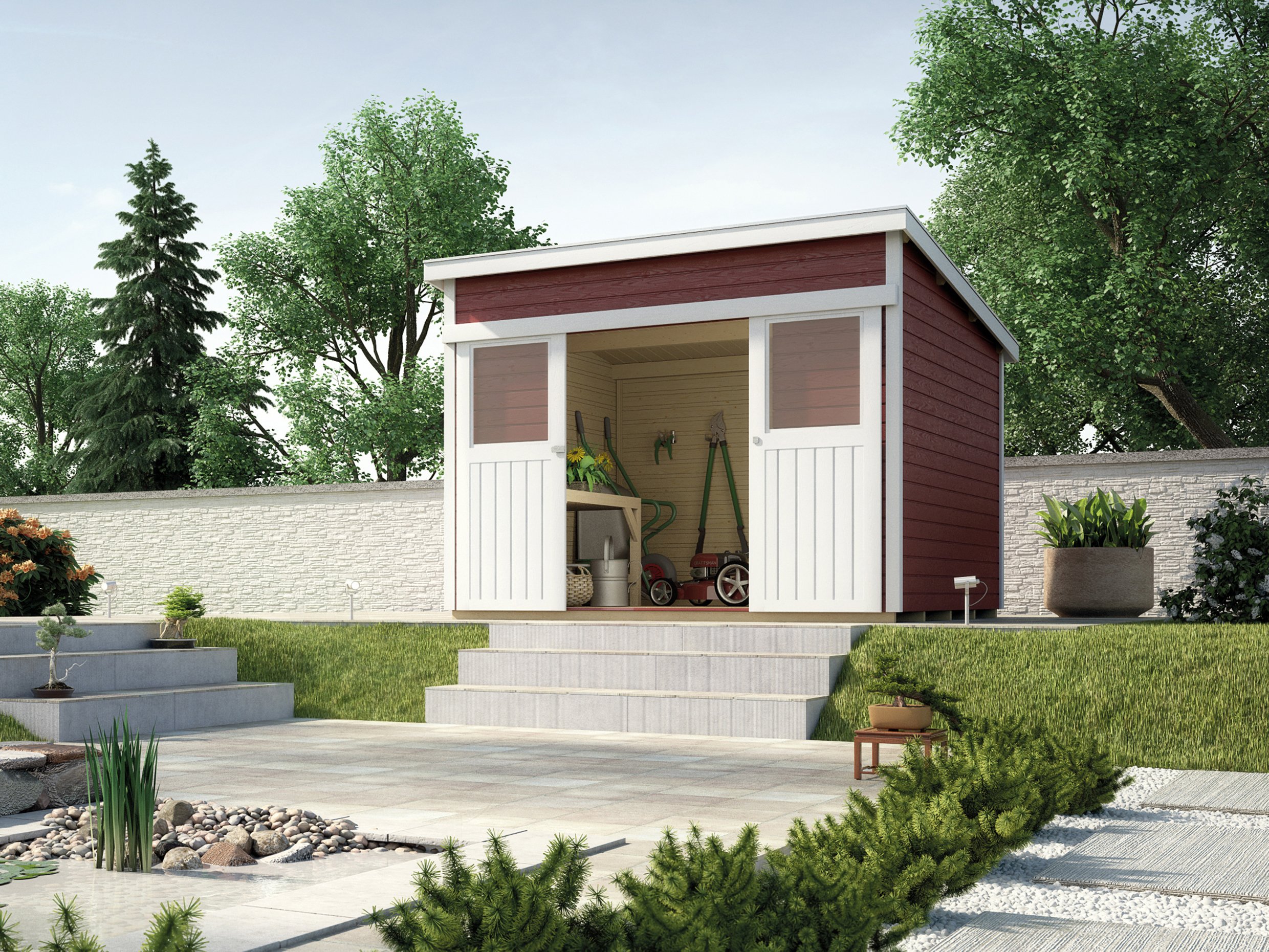 weka-schiebet-rhaus-225-gr-2-grau-21-mm-blockbohlenhaus image 4
