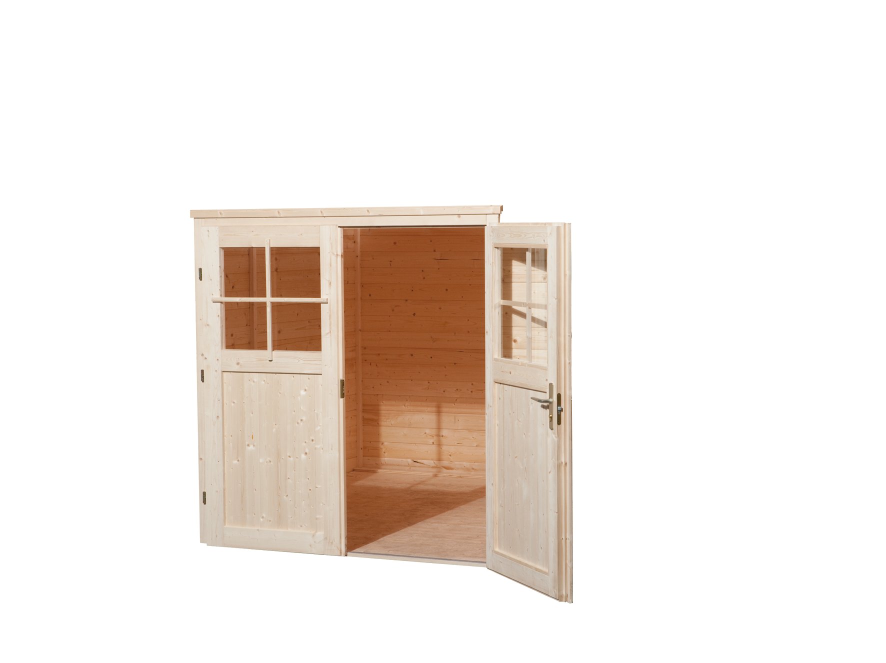 weka-gartenhaus-122-massivholz-gartenhaus-28-mm-wandbohlen-natur-vordach-20-cm-d image 3