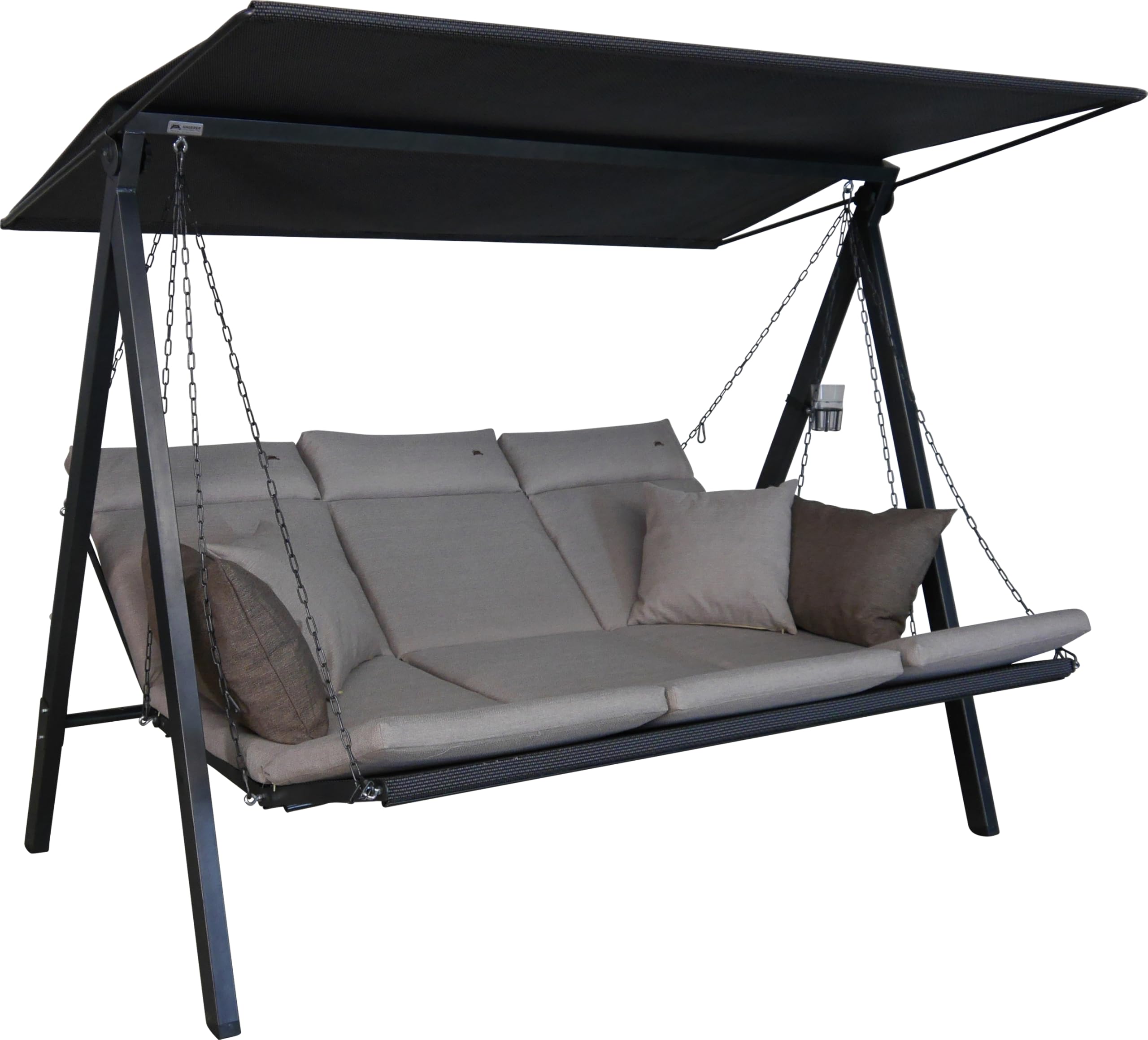 angerer-hollywoodschaukel-lounge-smart-beige-mit-bettfunktion-bis-270-kg image 1