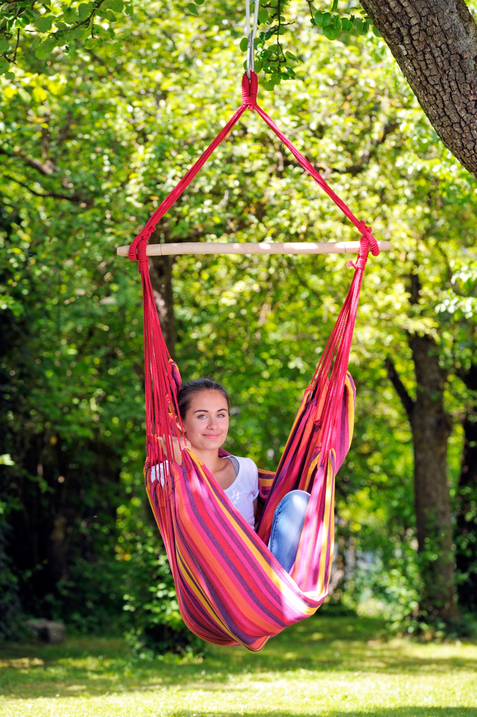 amazonas-h-ngesessel-relax-vulcano-buntgestreift-mit-holzstab-85-cm-bis-120-kg image 2