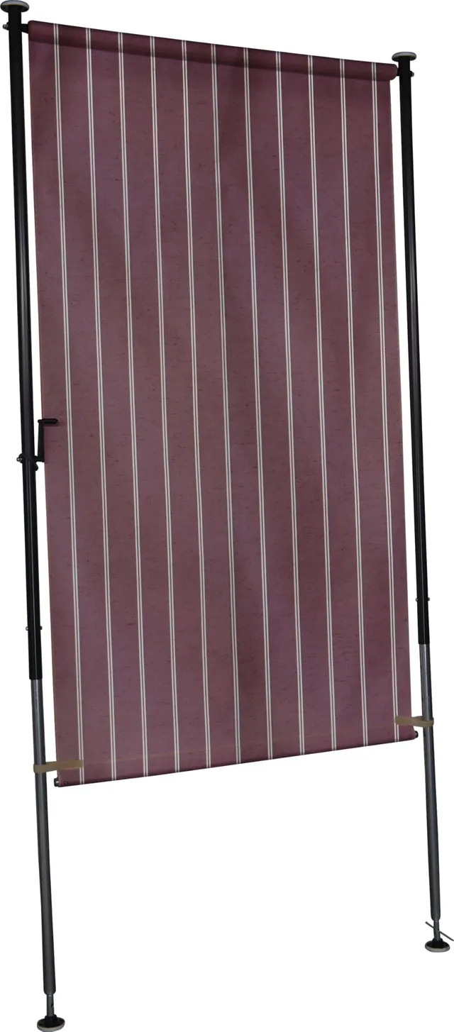 angerer-balkonsichtschutz-exklusiv-bordeaux-150-cm-senkrechtmarkise image 1