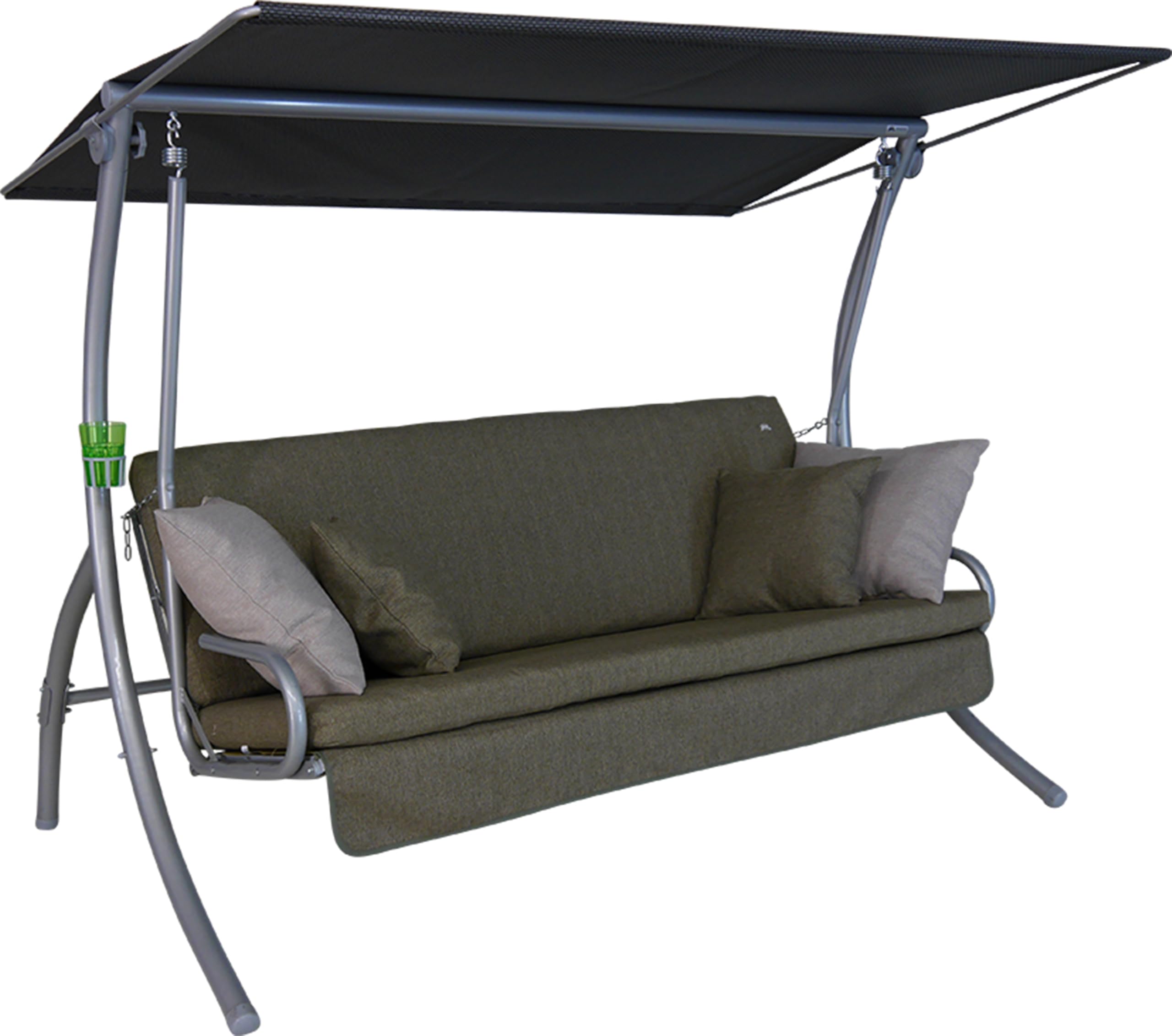 angerer-hollywoodschaukel-drift-smart-grau-3-sitzer-mit-bettfunktion image 8