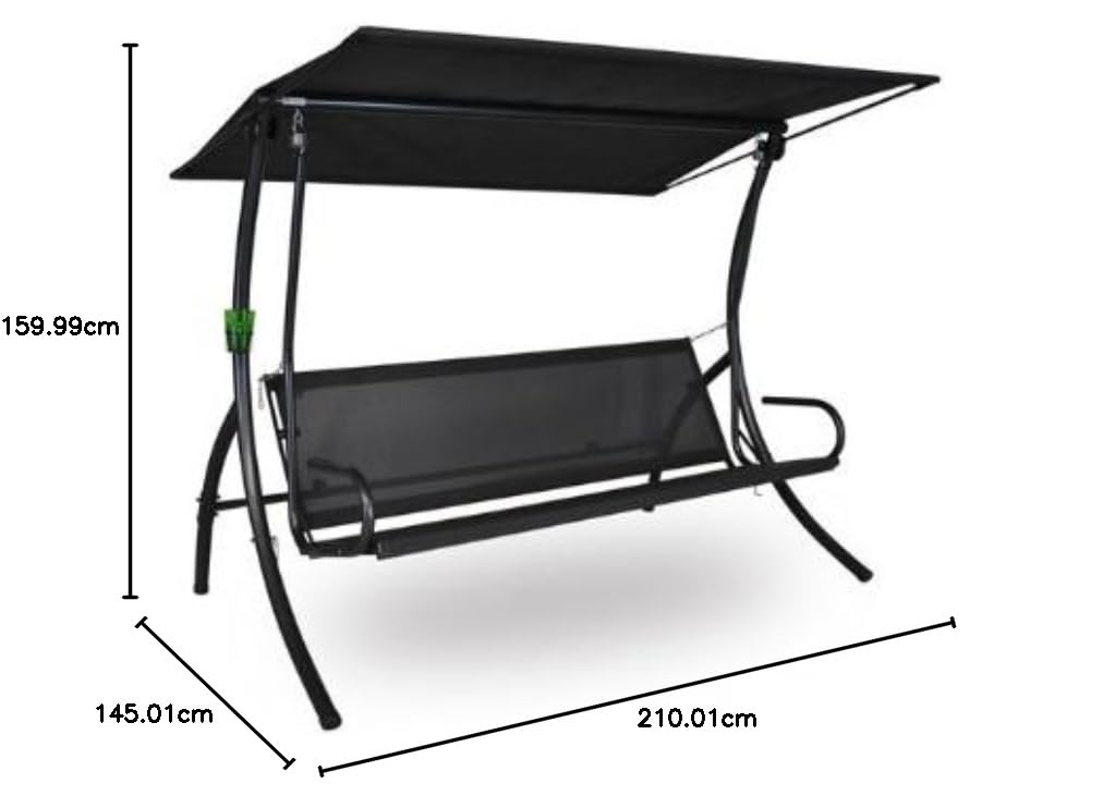 angerer-hollywoodschaukel-elegance-style-grau-3-sitzer-mit-bettfunktion image 7