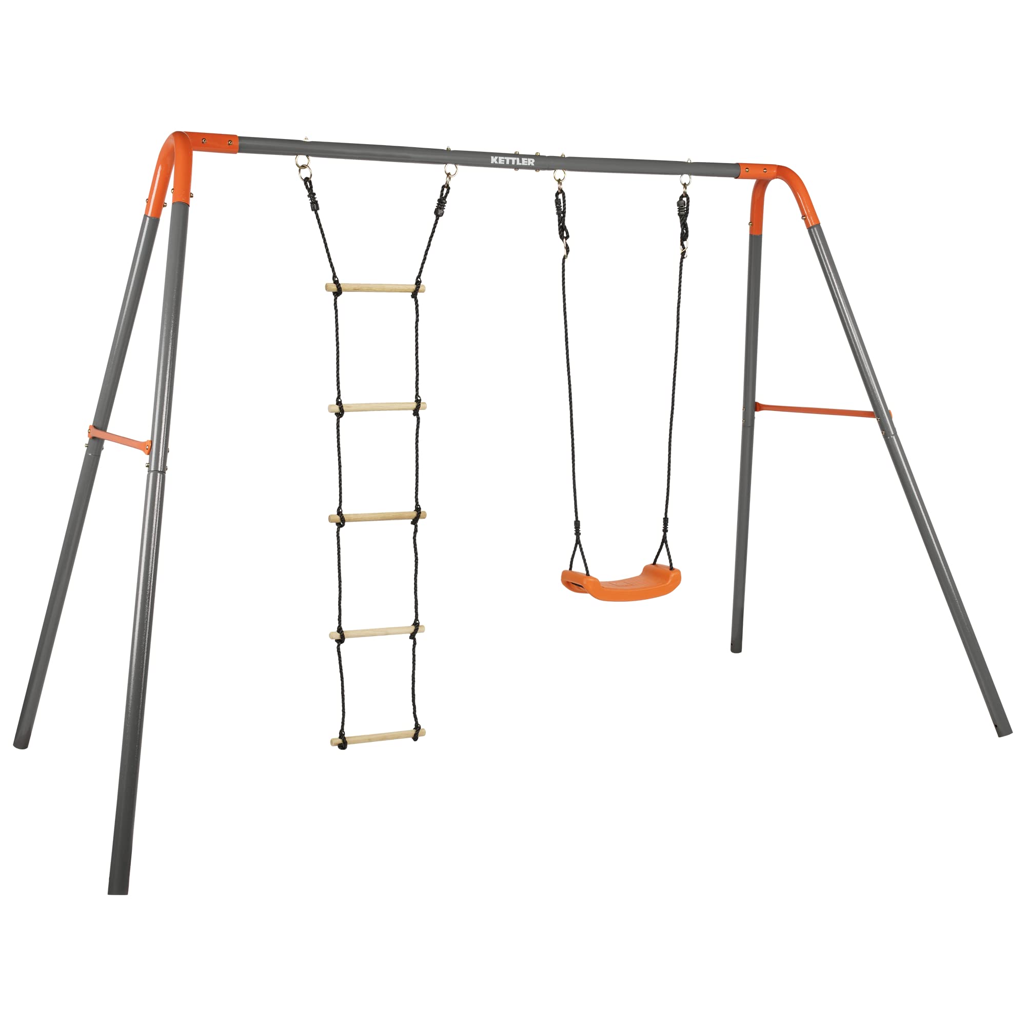 kettler-combi-doppelschaukel-rot-blau-mit-sitze-bodenanker-ab-3-jahren image 7