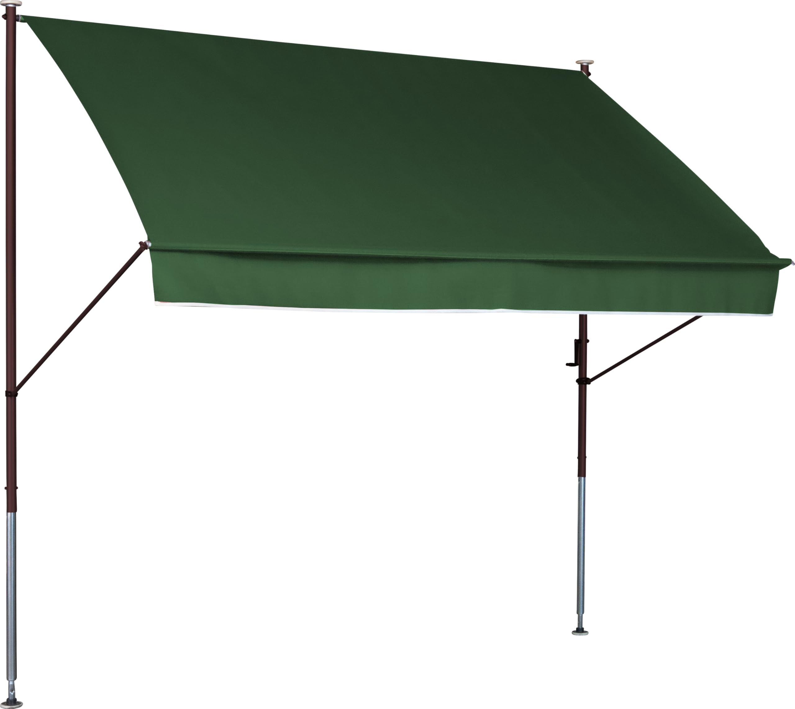 angerer-klemmmarkise-style-gr-n-150-cm-polyacryl-waschbar-ohne-bohren image 1