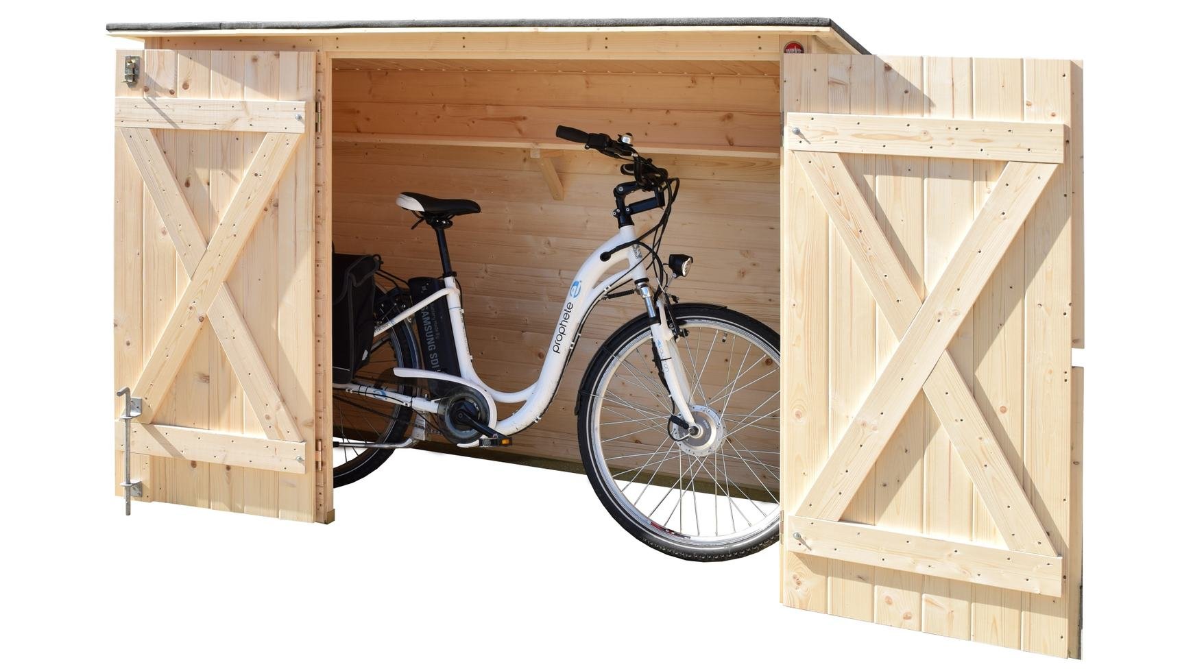 weka-mehrzweckbox-fahrrad-und-m-lltonnenbox-219-x-100-x-151-cm-natur image 3