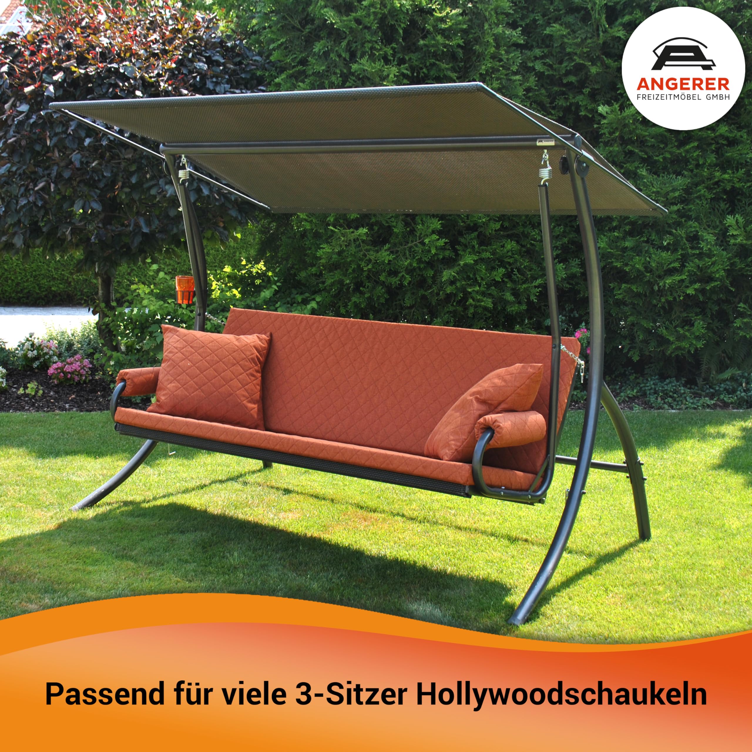 angerer-hollywoodschaukel-auflage-joy-dunkelgrau-3-sitzer-set-mit-kissen image 3