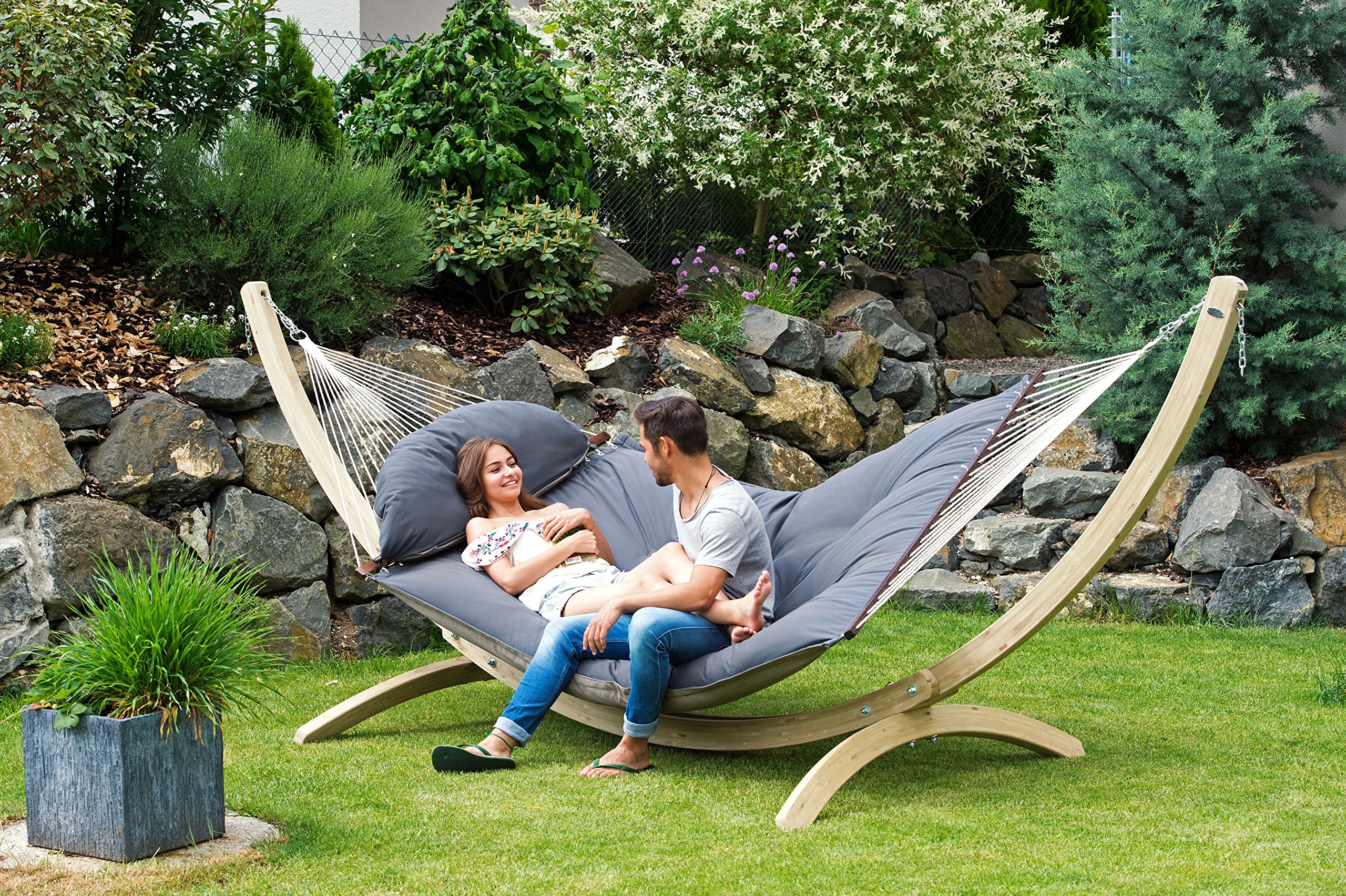amazonas-fat-hammock-set-taupe-xxl-fat-hammock-zweiseitig-mit-olymp-gestell-bis- image 2
